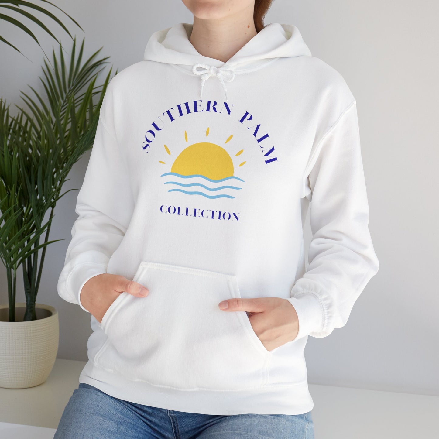 Sunrise or sunset - always better at the beach, toes in the sand, Premium Hooded Sweatshirt
