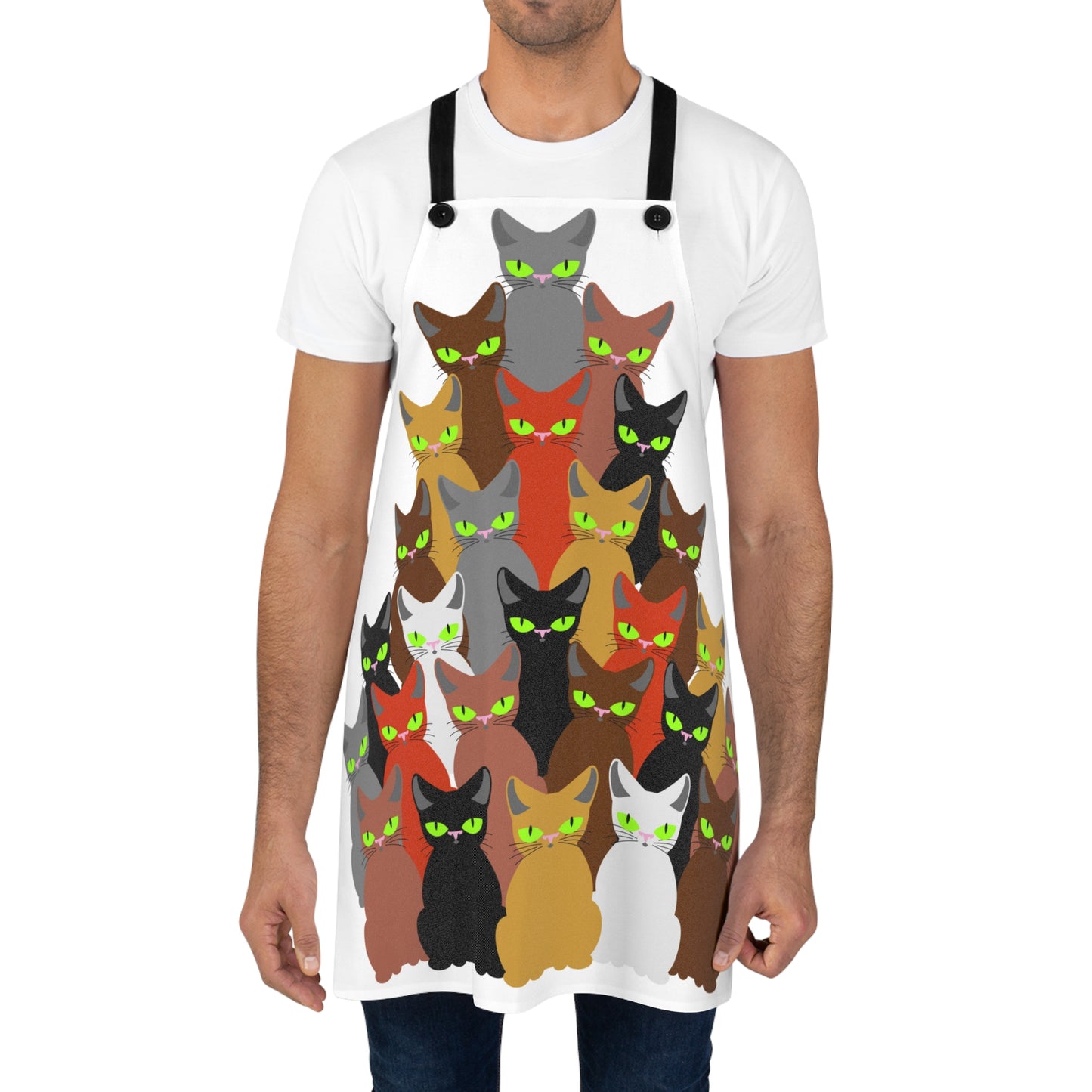 Cat Holiday Tree Apron