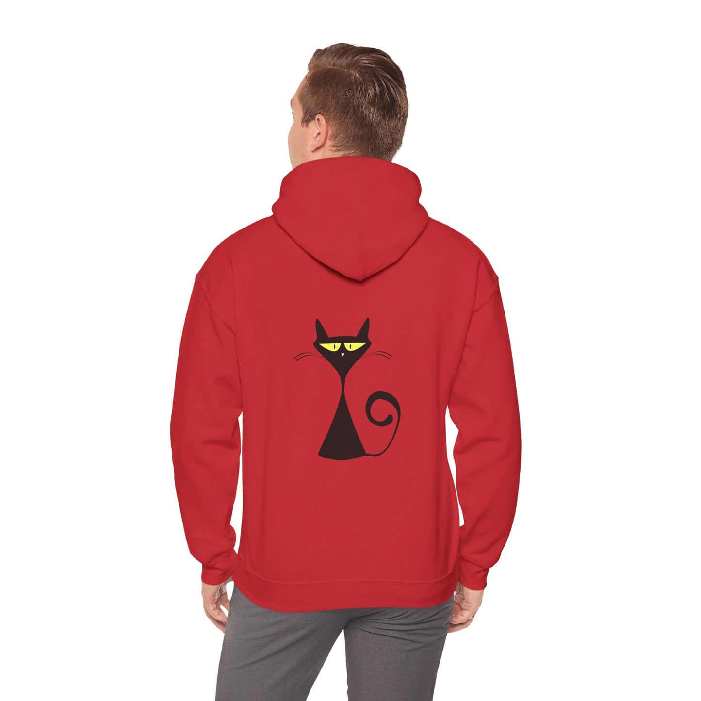Caty - Heavy Hooded Sweatshirt - Cool back side design from Songbird