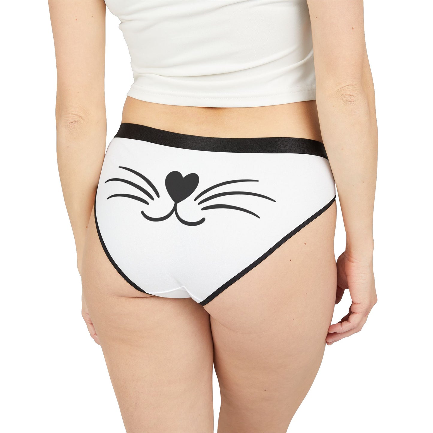 Cute Cat-Themed Women's Underwear, Funny Panties, Gifts for Cat Lovers, Novelty Lingerie, Unique Bottoms for Women's Fashion