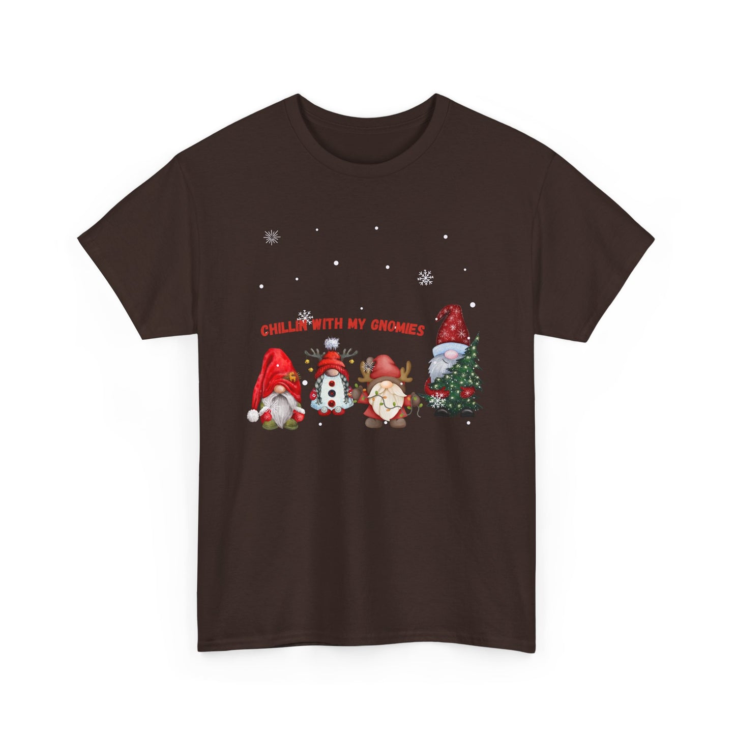 Christmas Gnomes T-shirt, Perfect Gift, Unisex Heavy Cotton Tee