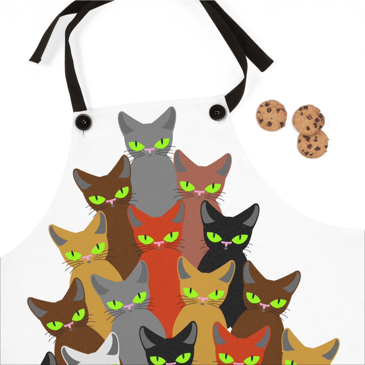 Cat Holiday Tree Apron