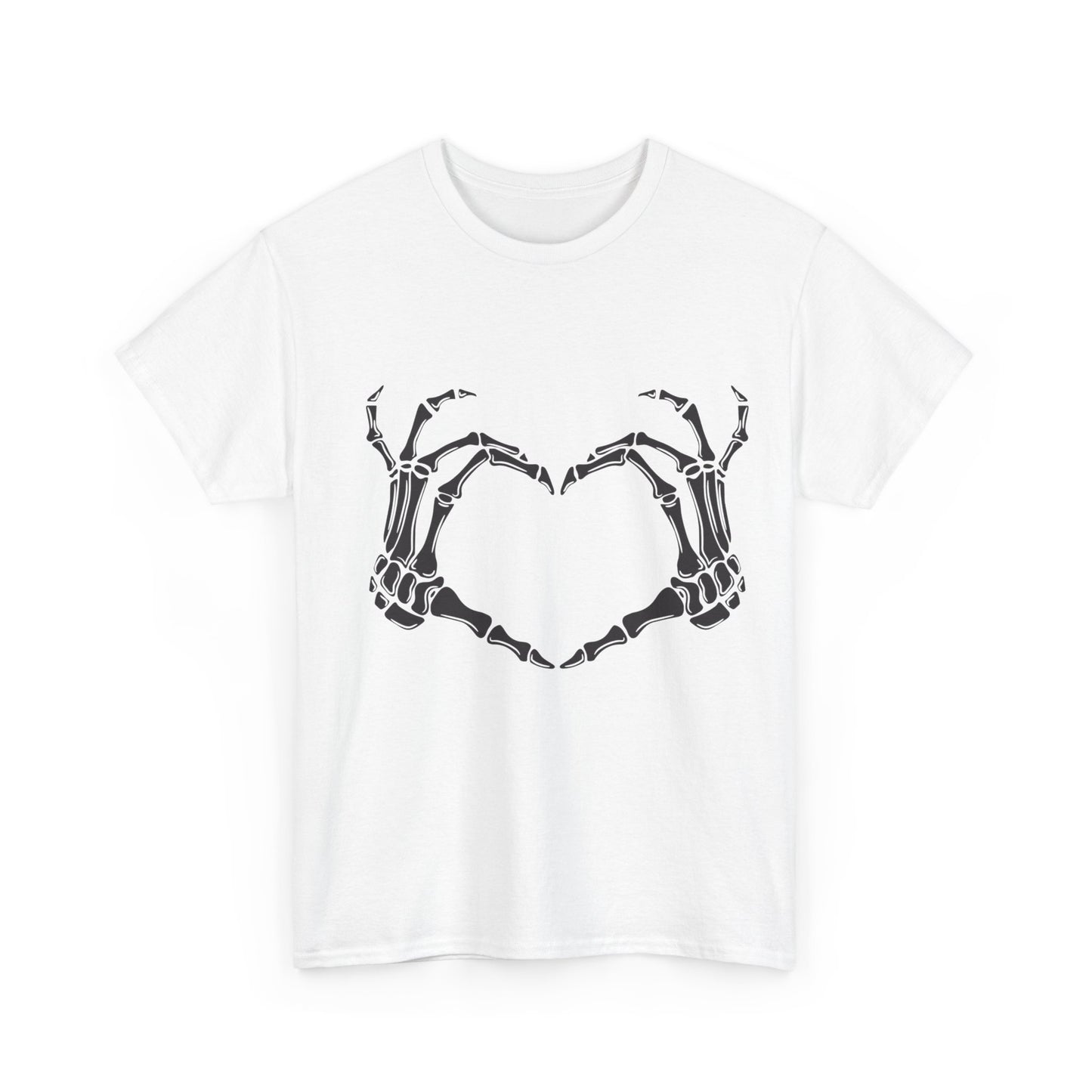 I heart you, Skeleton, Halloween Heavy Cotton Tee