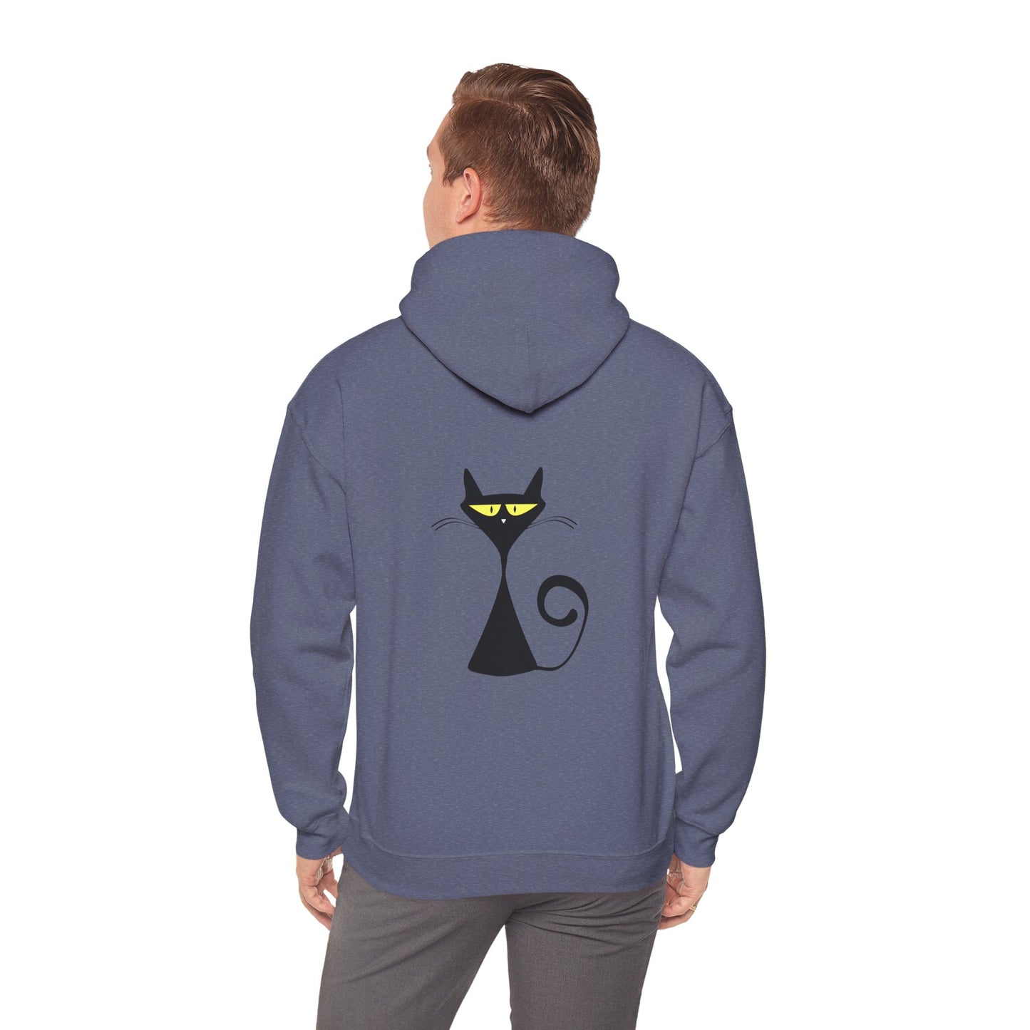 Caty - Heavy Hooded Sweatshirt - Cool back side design from Songbird