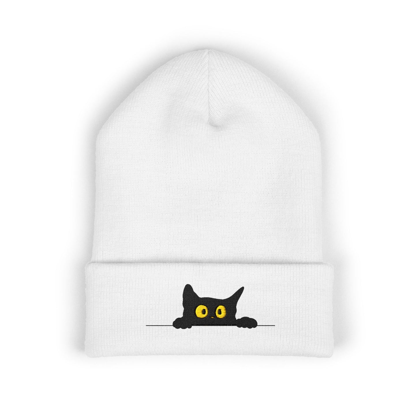 Cozy Cat Embroidered Beanie | Classic Cuffed Hat for Cat Lovers, Cute Winter Wear, Gift for Pet Owners, Halloween Accessory, Trendy [...]