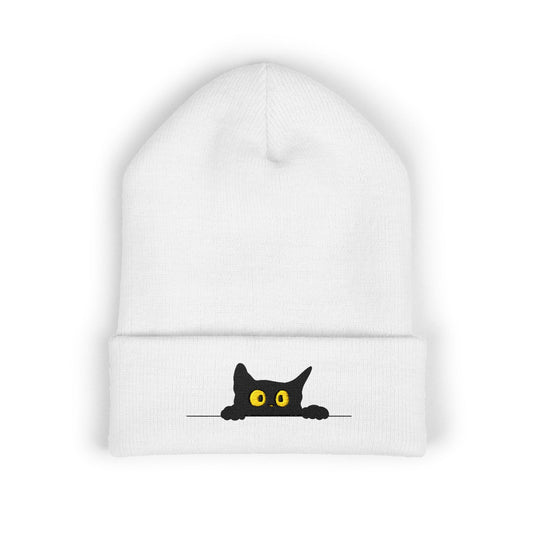 Cozy Cat Embroidered Beanie | Classic Cuffed Hat for Cat Lovers, Cute Winter Wear, Gift for Pet Owners, Halloween Accessory, Trendy [...]