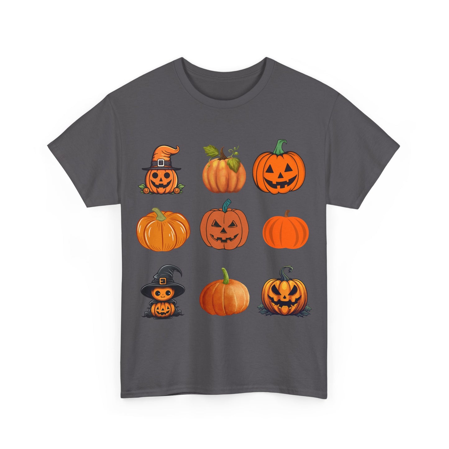 Tic Tac Toe Halloween Pumpkin T-Shirt, Unisex Cotton Tee