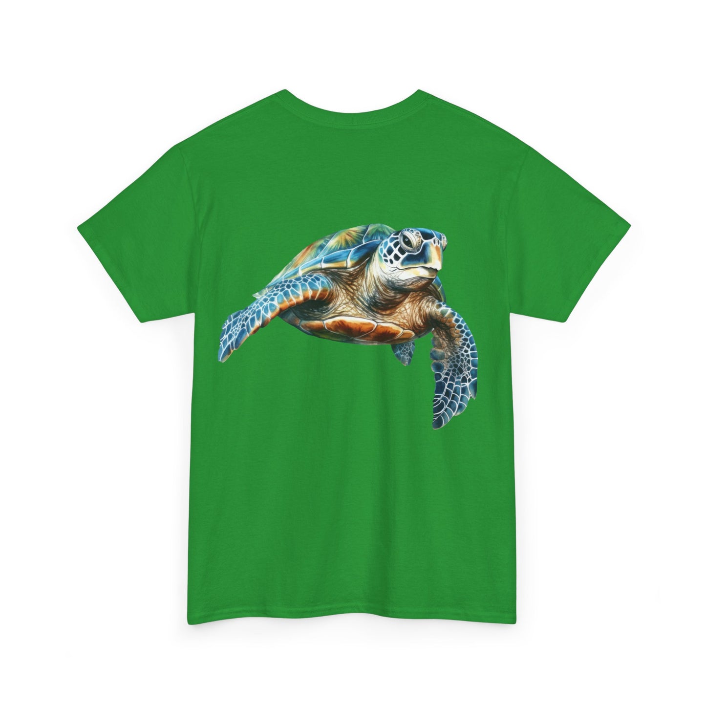 Save the Sea Turtles - BACKSIDE graphic Heavy Cotton Tee
