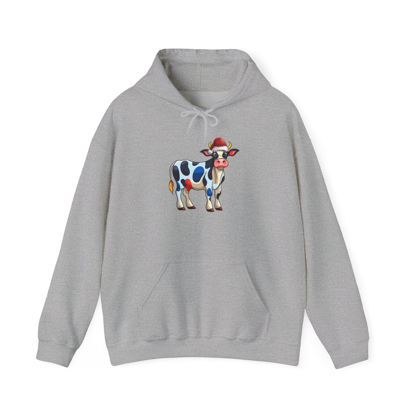 Holy Cow Christmas Hoodie, Unisex Hooded Sweatshirt