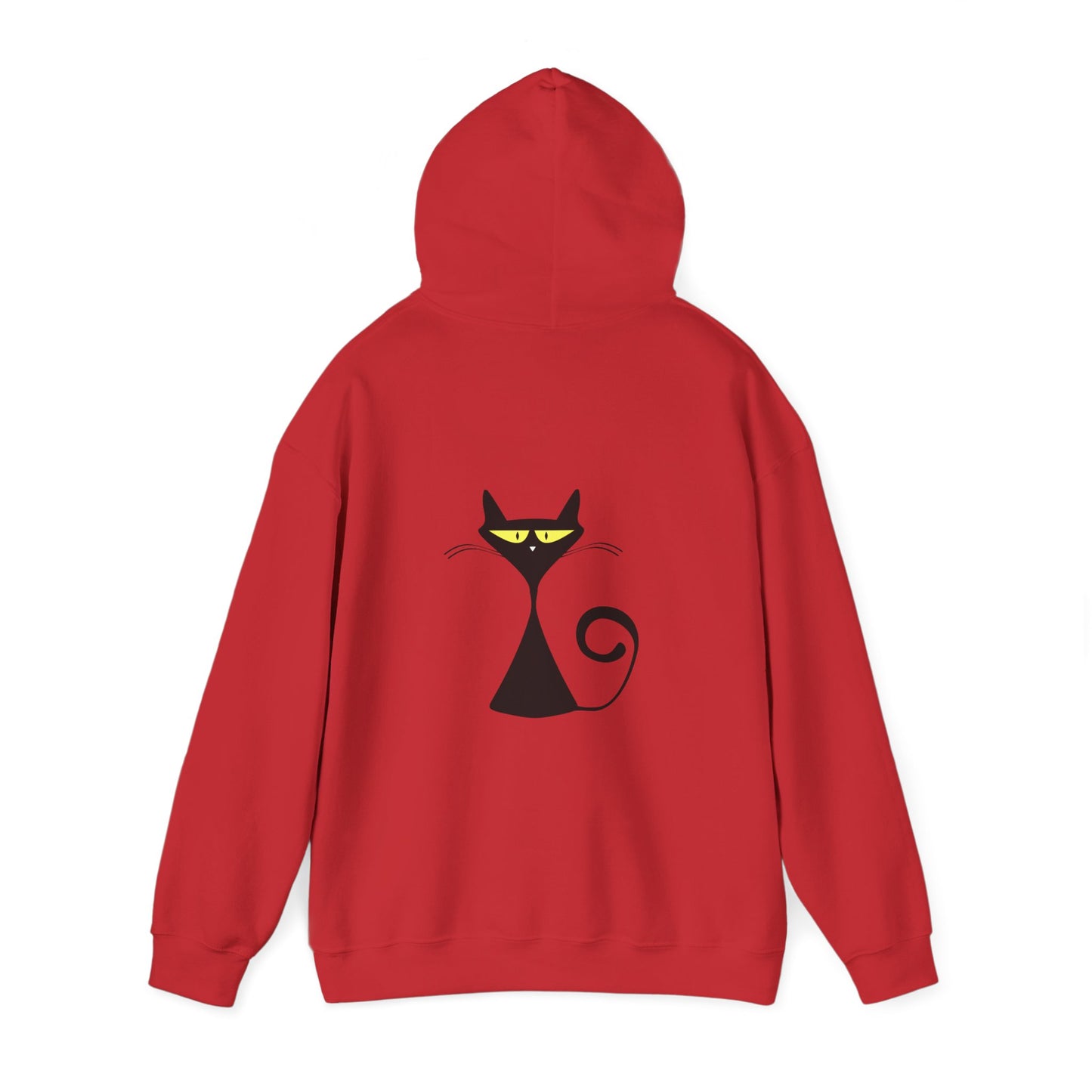 Caty - Heavy Hooded Sweatshirt - Cool back side design from Songbird