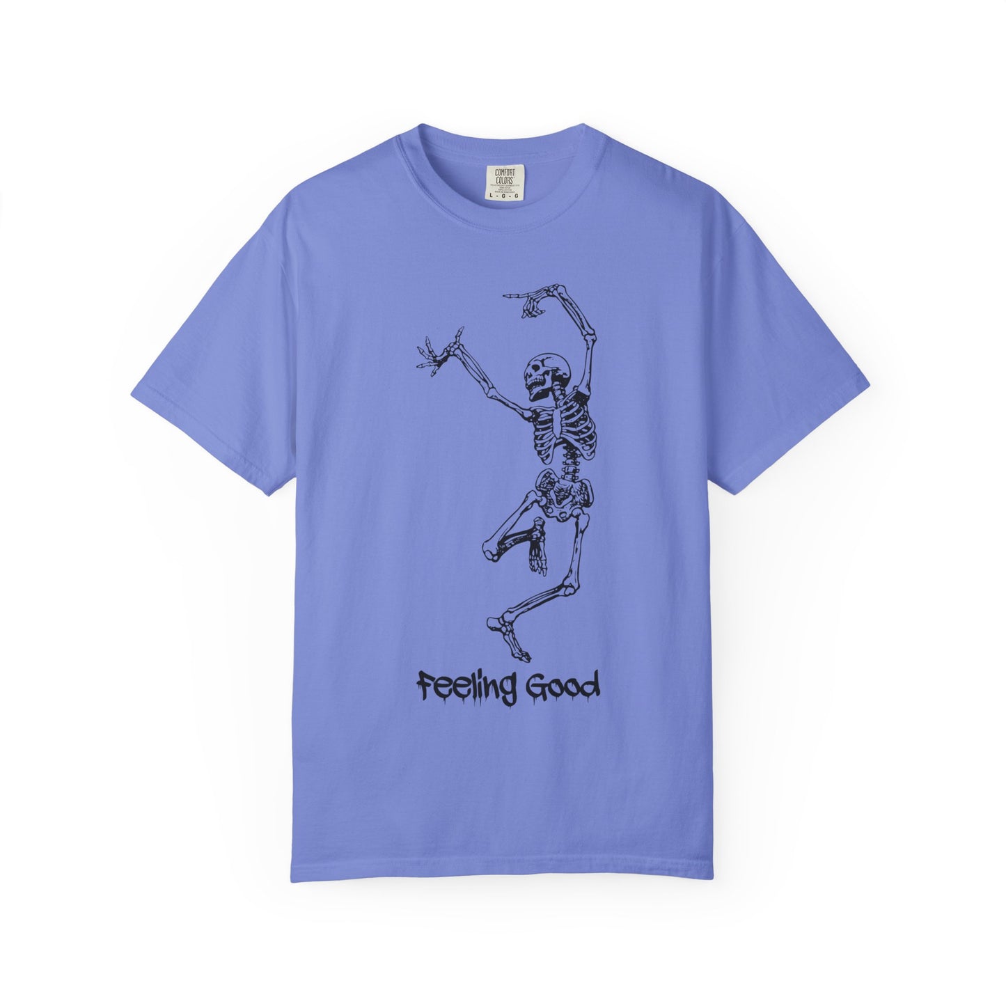 Halloween, Skeleton, Feelin good, Comfort Colors,  Garment-Dyed T-shirt