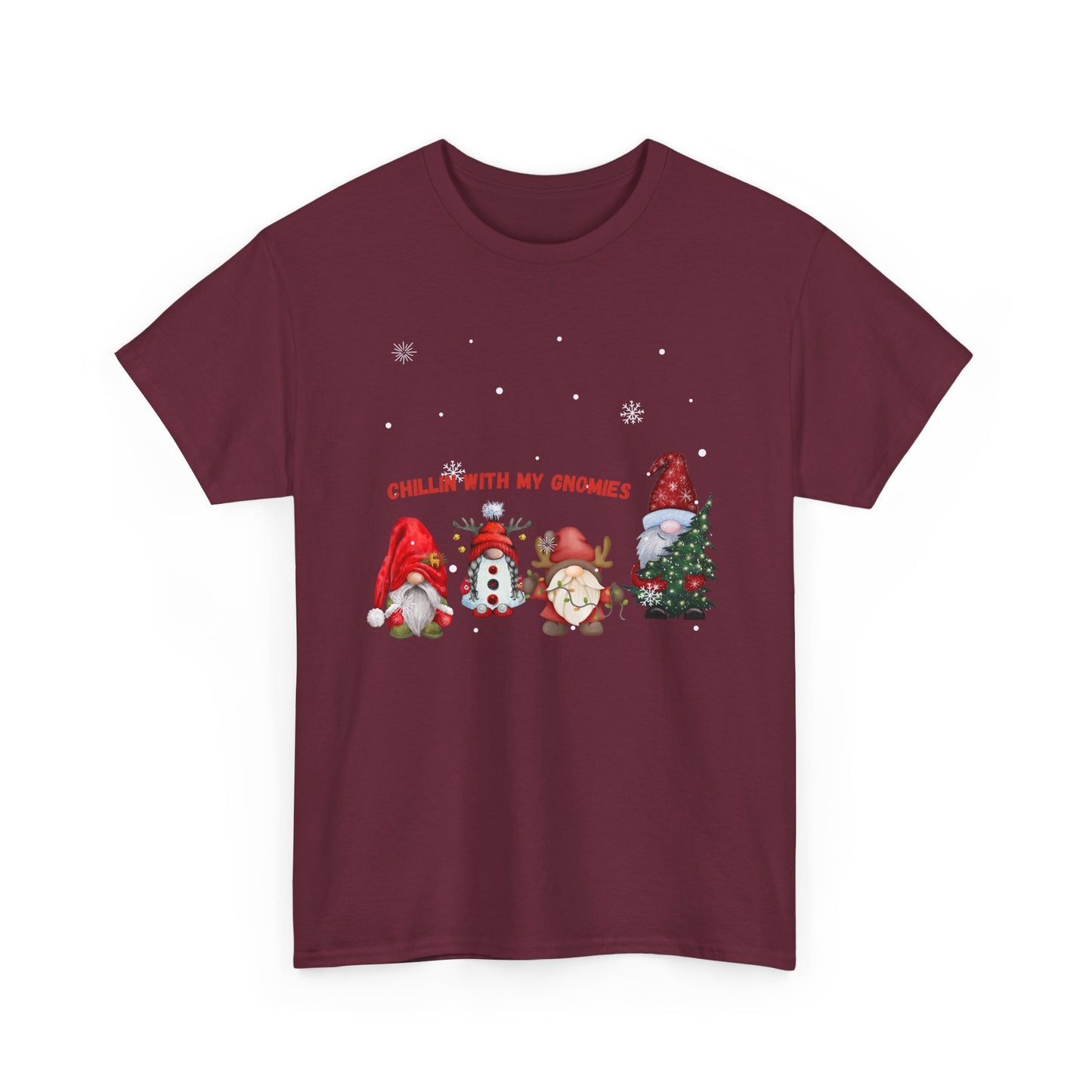 Christmas Gnomes T-shirt, Perfect Gift, Unisex Heavy Cotton Tee