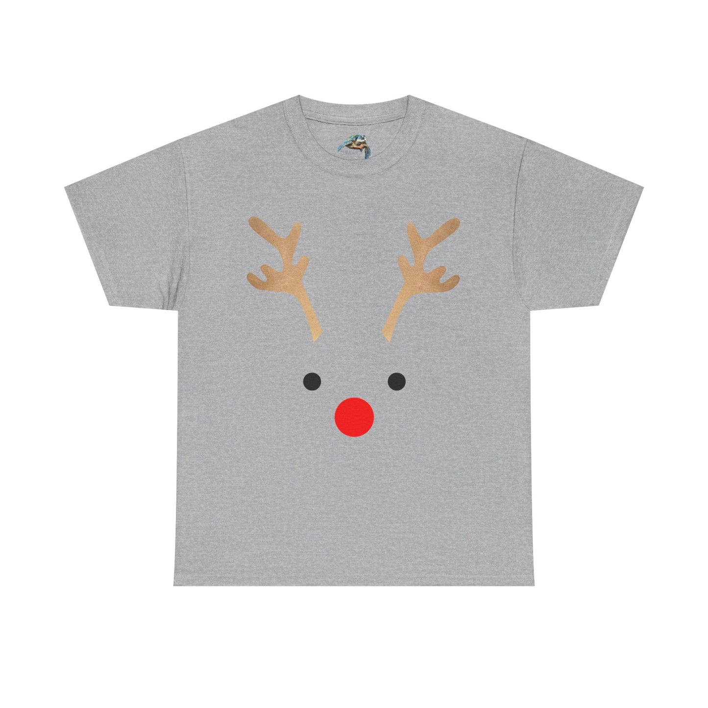 Rudolph Christmas T-Shirt | Perfect Holiday Gift | Adult Unisex Heavy Cotton Tee