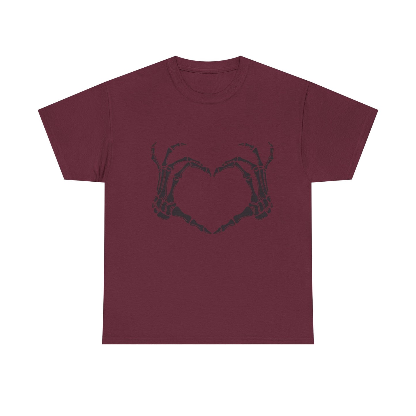 I heart you, Skeleton, Halloween Heavy Cotton Tee