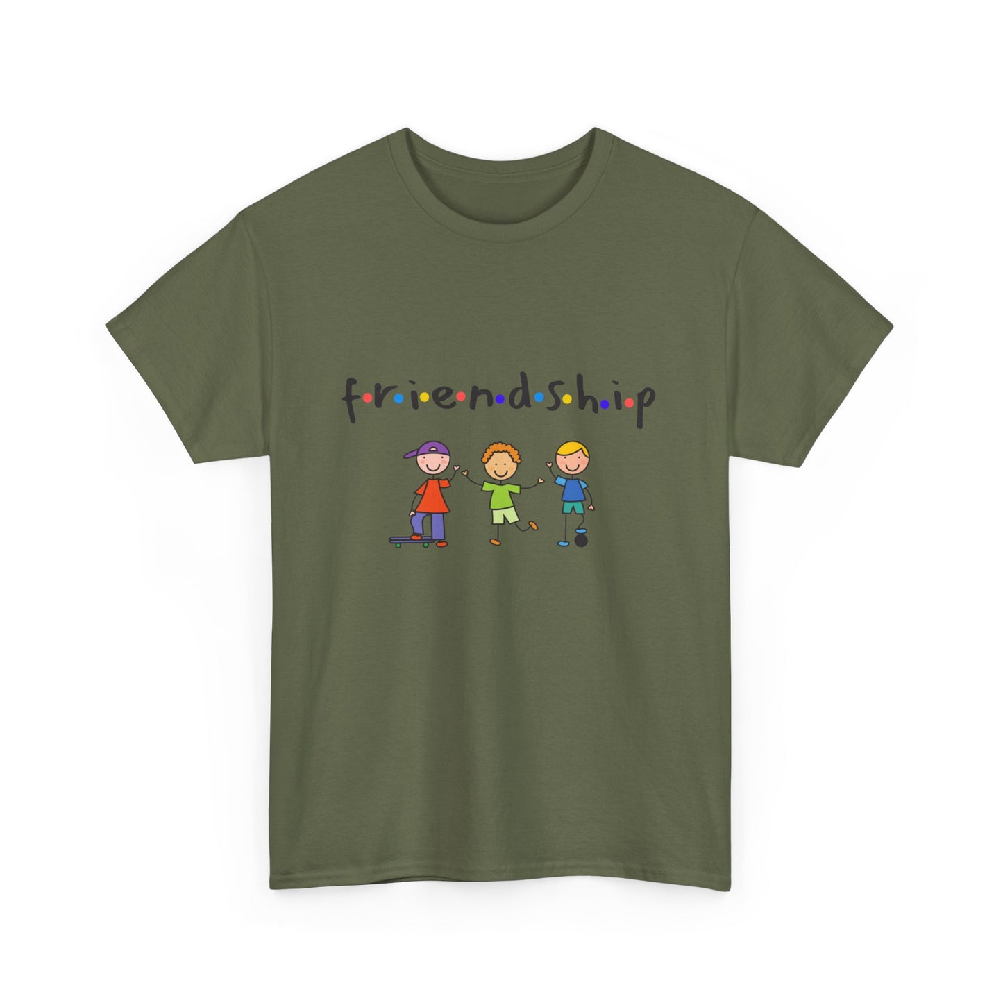 Friendship - Frontside graphic - Unisex Heavy Cotton Tee