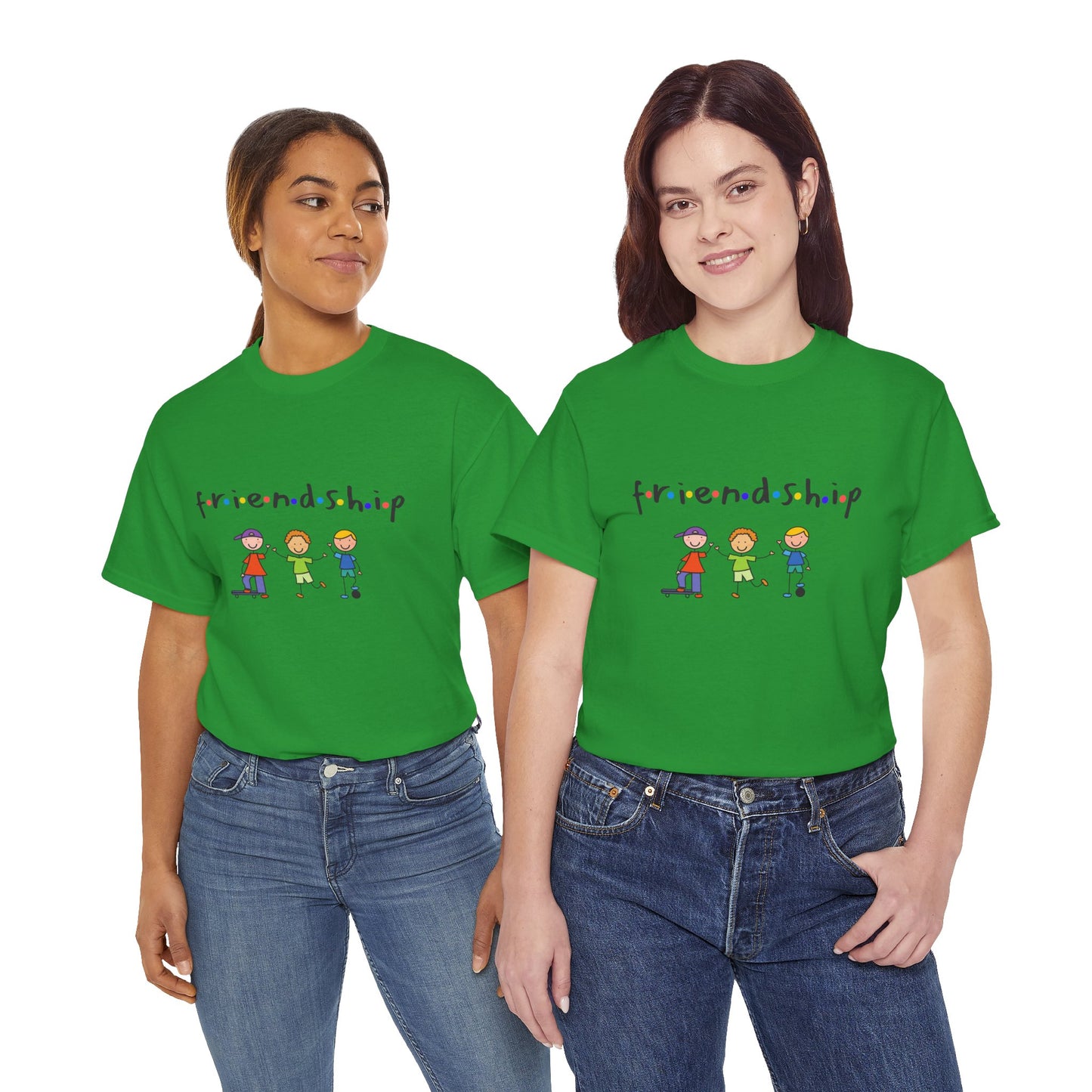 Friendship - Frontside graphic - Unisex Heavy Cotton Tee