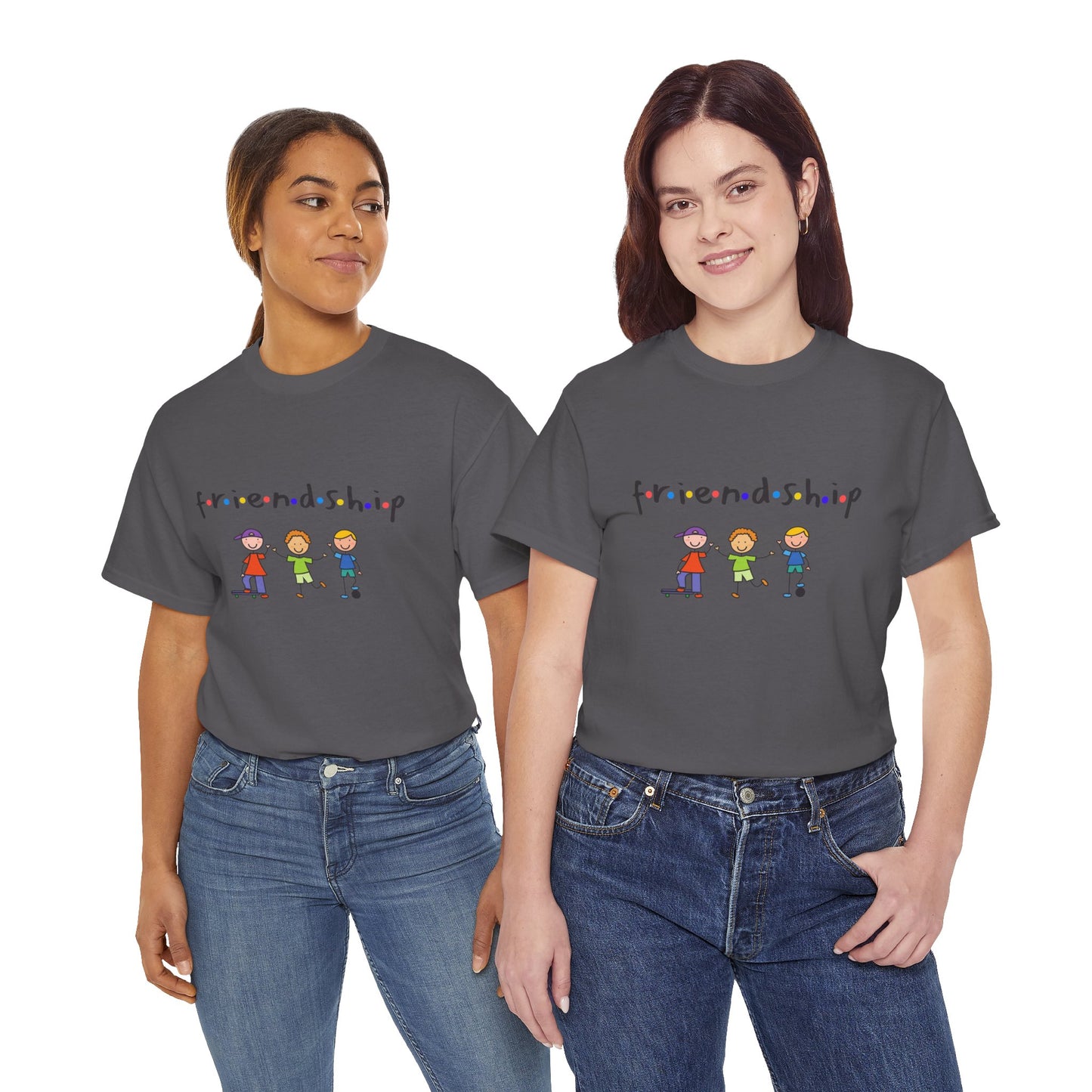 Friendship - Frontside graphic - Unisex Heavy Cotton Tee
