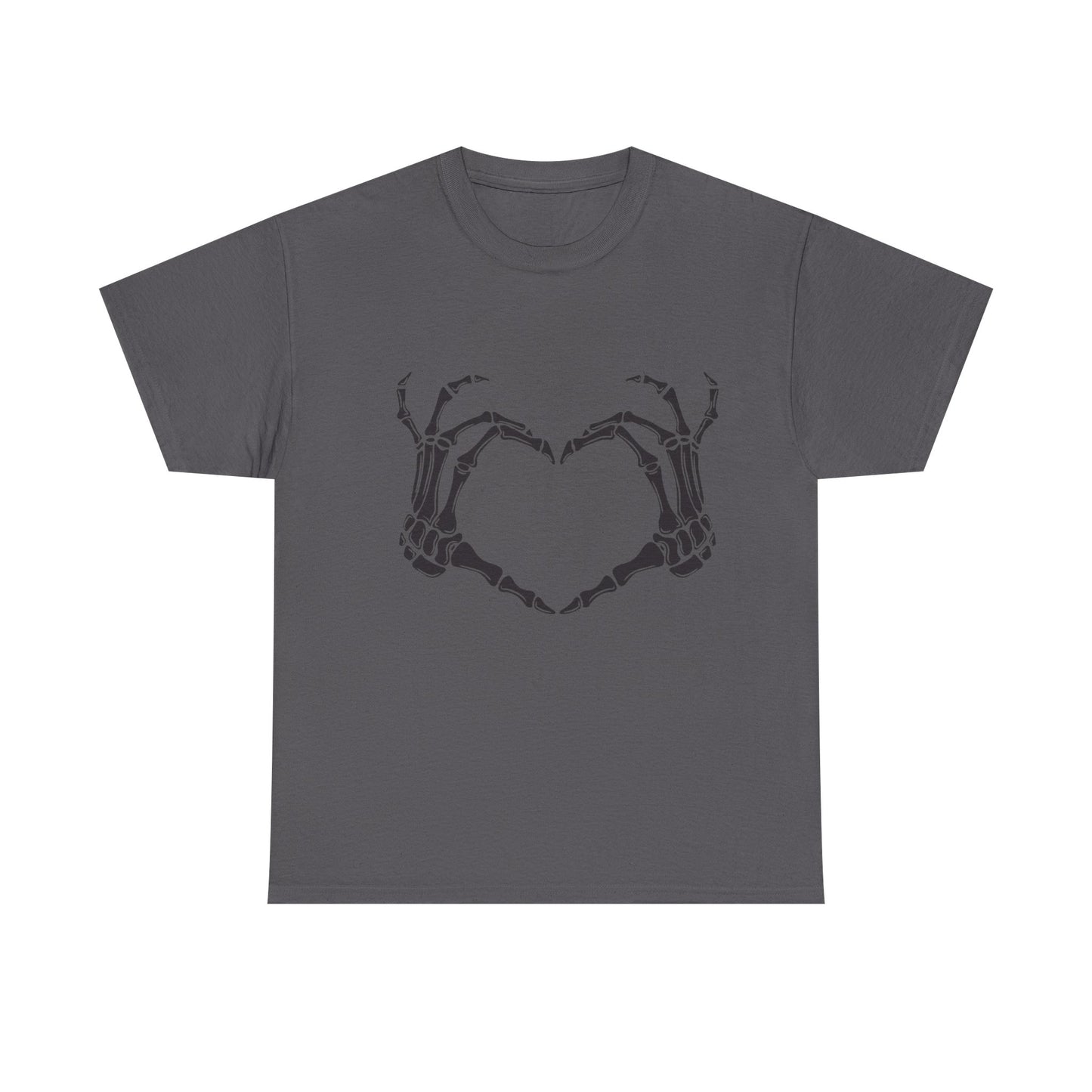 I heart you, Skeleton, Halloween Heavy Cotton Tee