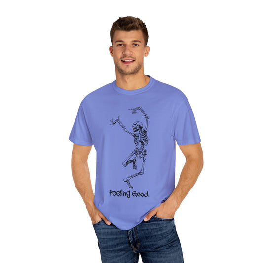 Halloween, Skeleton, Feelin good, Comfort Colors,  Garment-Dyed T-shirt