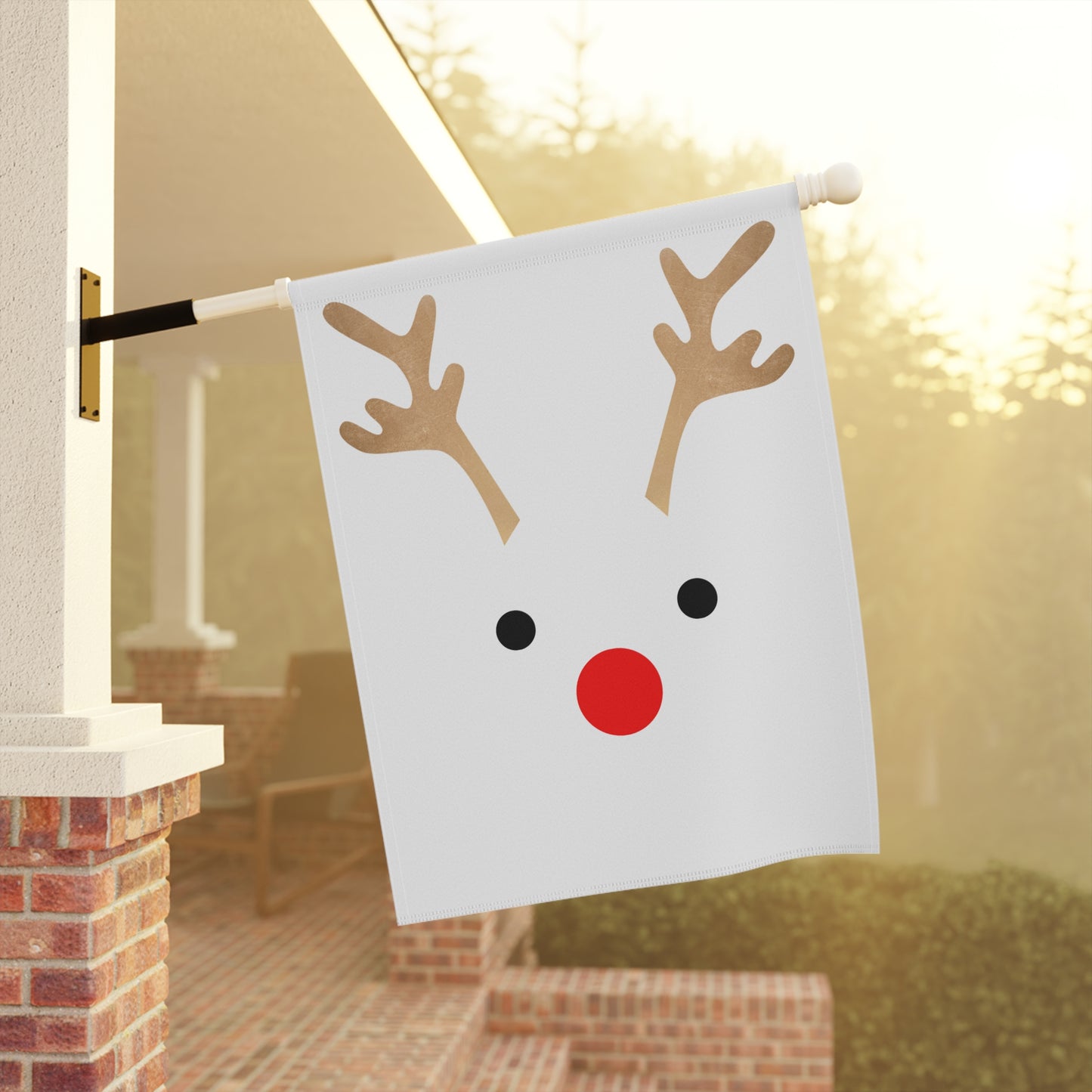 Garden Banner - Rudolph Design for Holiday Decoration