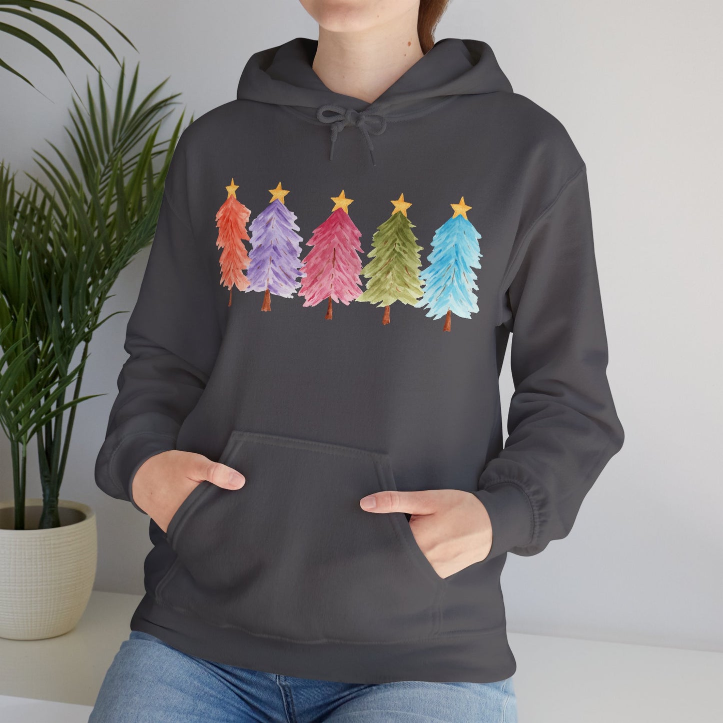 Colorful Christmas Tree Hoodie
