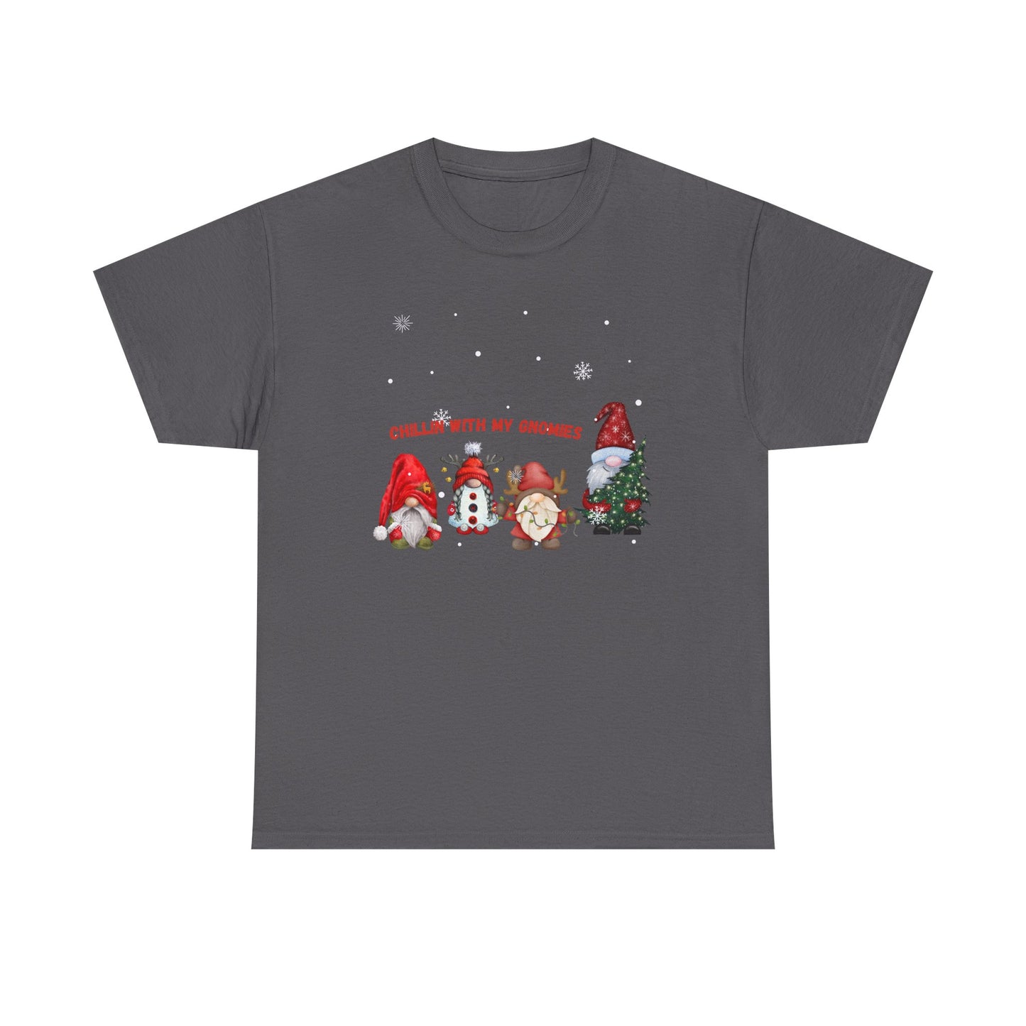 Christmas Gnomes T-shirt, Perfect Gift, Unisex Heavy Cotton Tee