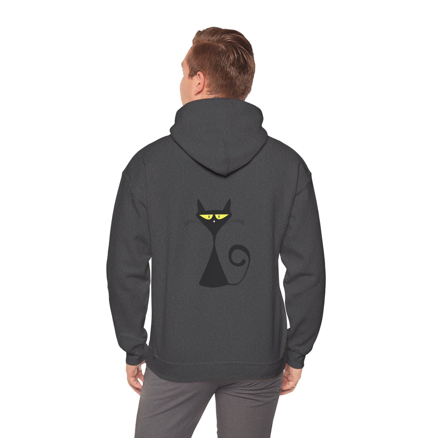 Caty - Heavy Hooded Sweatshirt - Cool back side design from Songbird