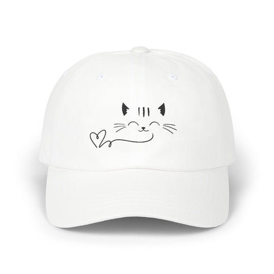 Adorable Cat Dad Cap, Custom Animal Hat, Gift for Cat Lovers, Cute Casual Cap, Everyday Fashion Accessory