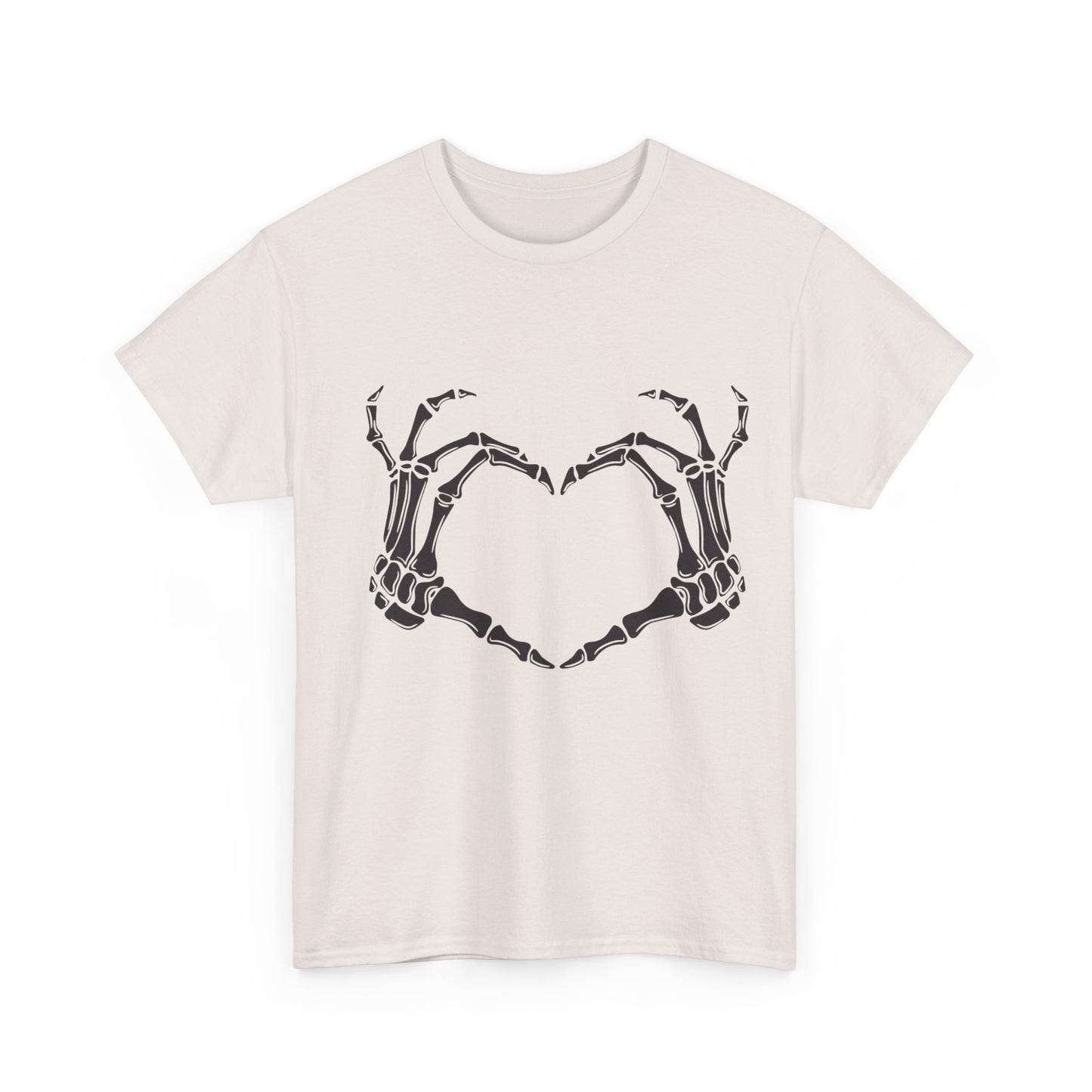 I heart you, Skeleton, Halloween Heavy Cotton Tee