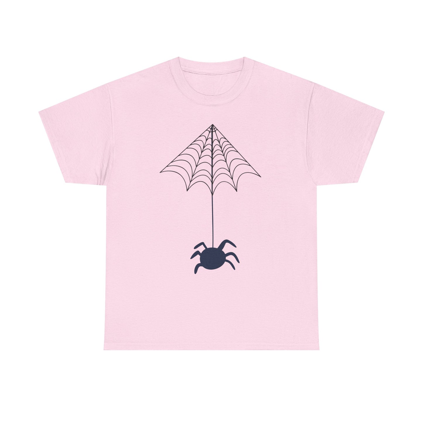 Spider Halloween Unisex Tee - Fall Heavy Cotton Tee with Clean Lines Design
