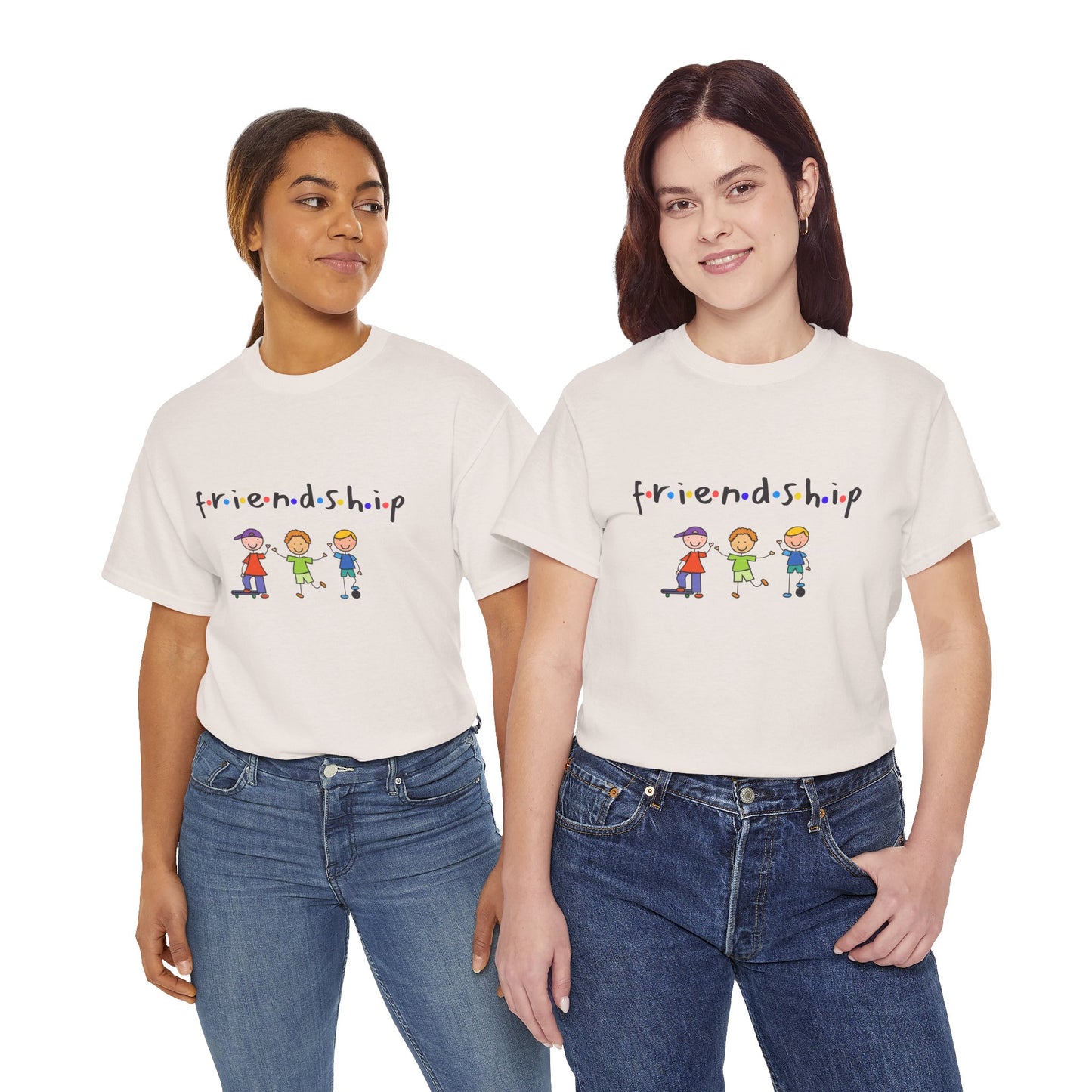 Friendship - Frontside graphic - Unisex Heavy Cotton Tee