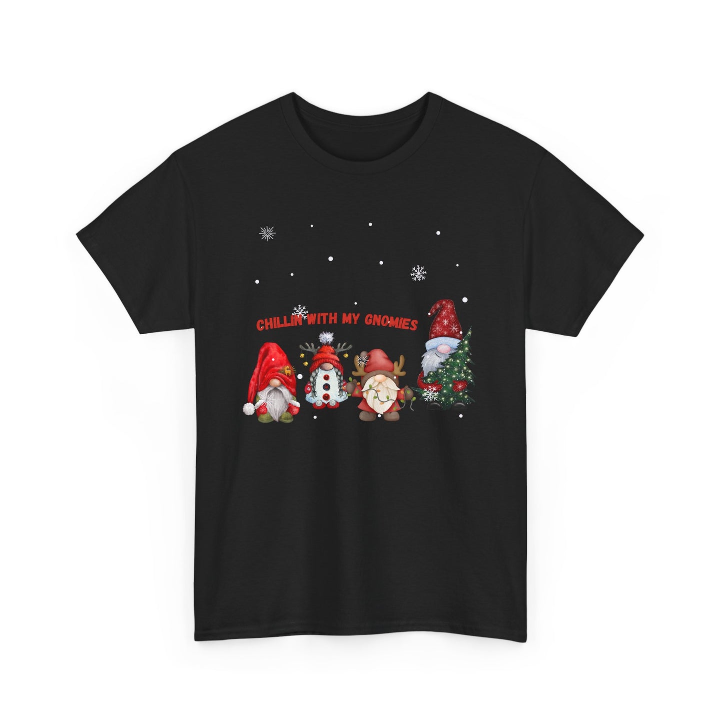 Christmas Gnomes T-shirt, Perfect Gift, Unisex Heavy Cotton Tee