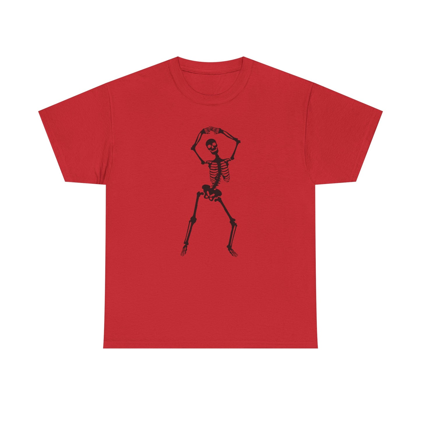 Halloween Skeleton Dancing - Heavy Cotton Tee