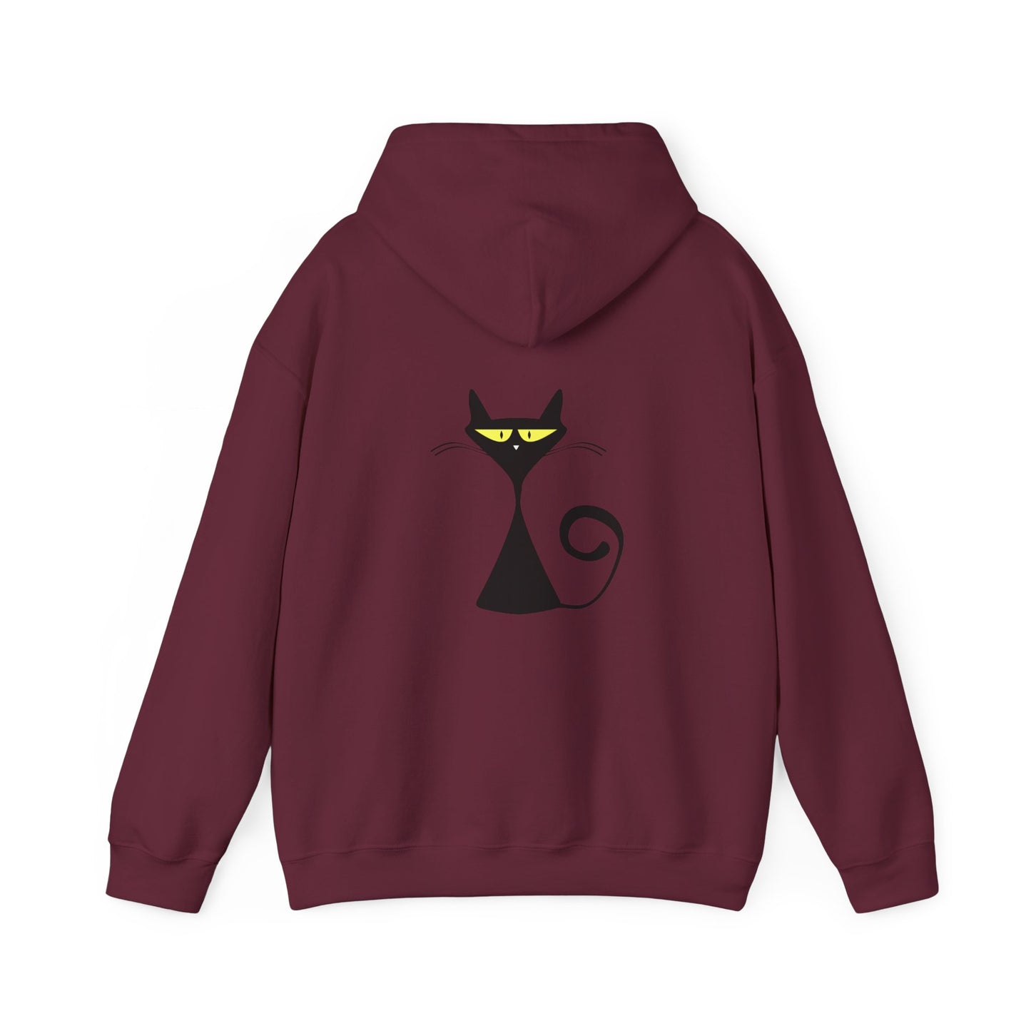 Caty - Heavy Hooded Sweatshirt - Cool back side design from Songbird