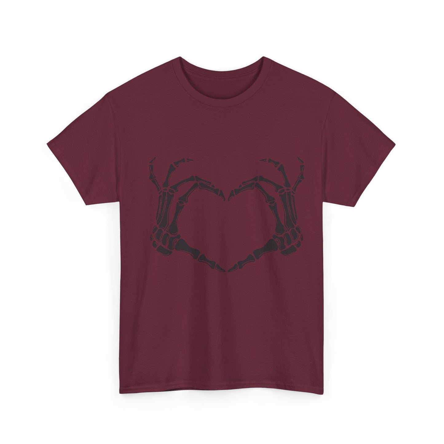 I heart you, Skeleton, Halloween Heavy Cotton Tee