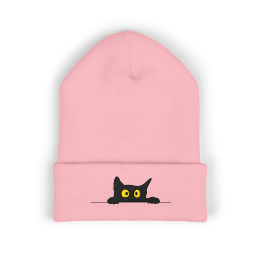 Cozy Cat Embroidered Beanie | Classic Cuffed Hat for Cat Lovers, Cute Winter Wear, Gift for Pet Owners, Halloween Accessory, Trendy [...]