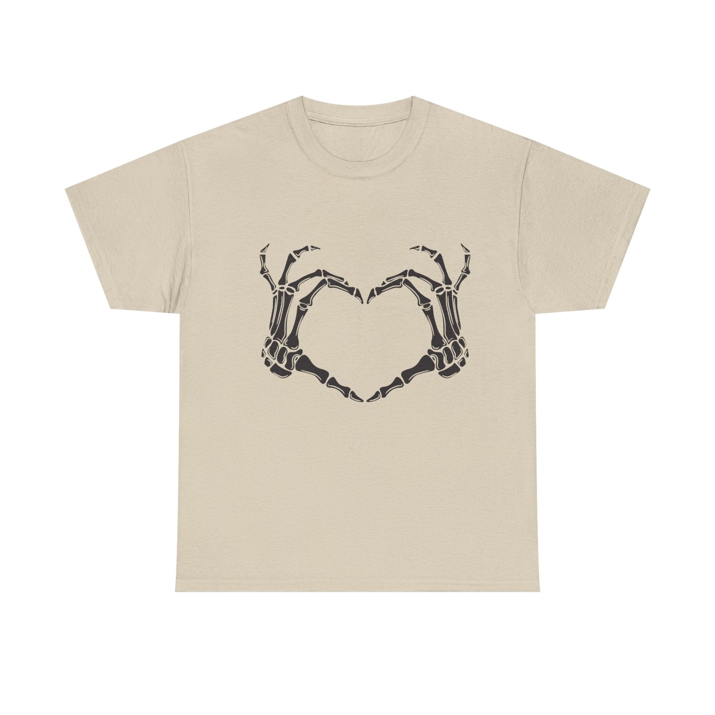 I heart you, Skeleton, Halloween Heavy Cotton Tee