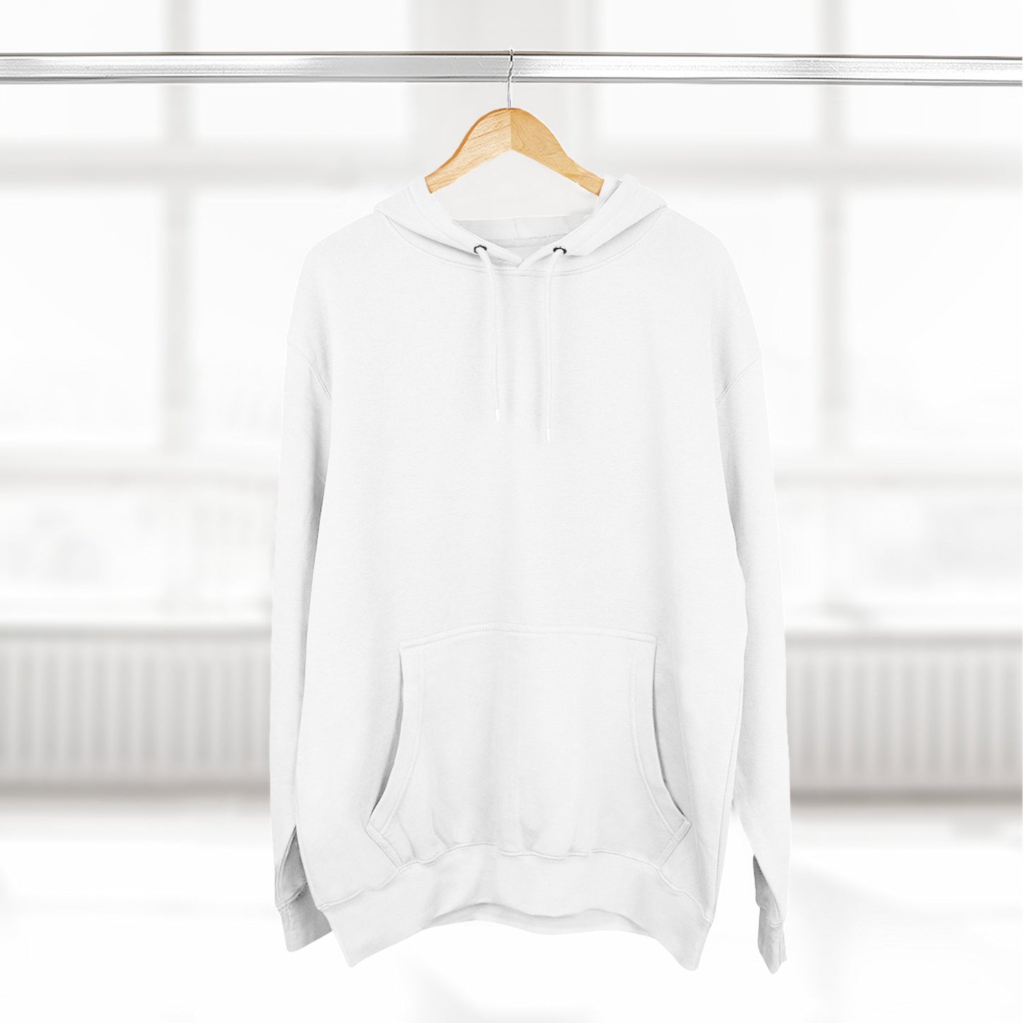 Fleece Hoodie - Fluer De Lis Back Graphic Unisex Pullover
