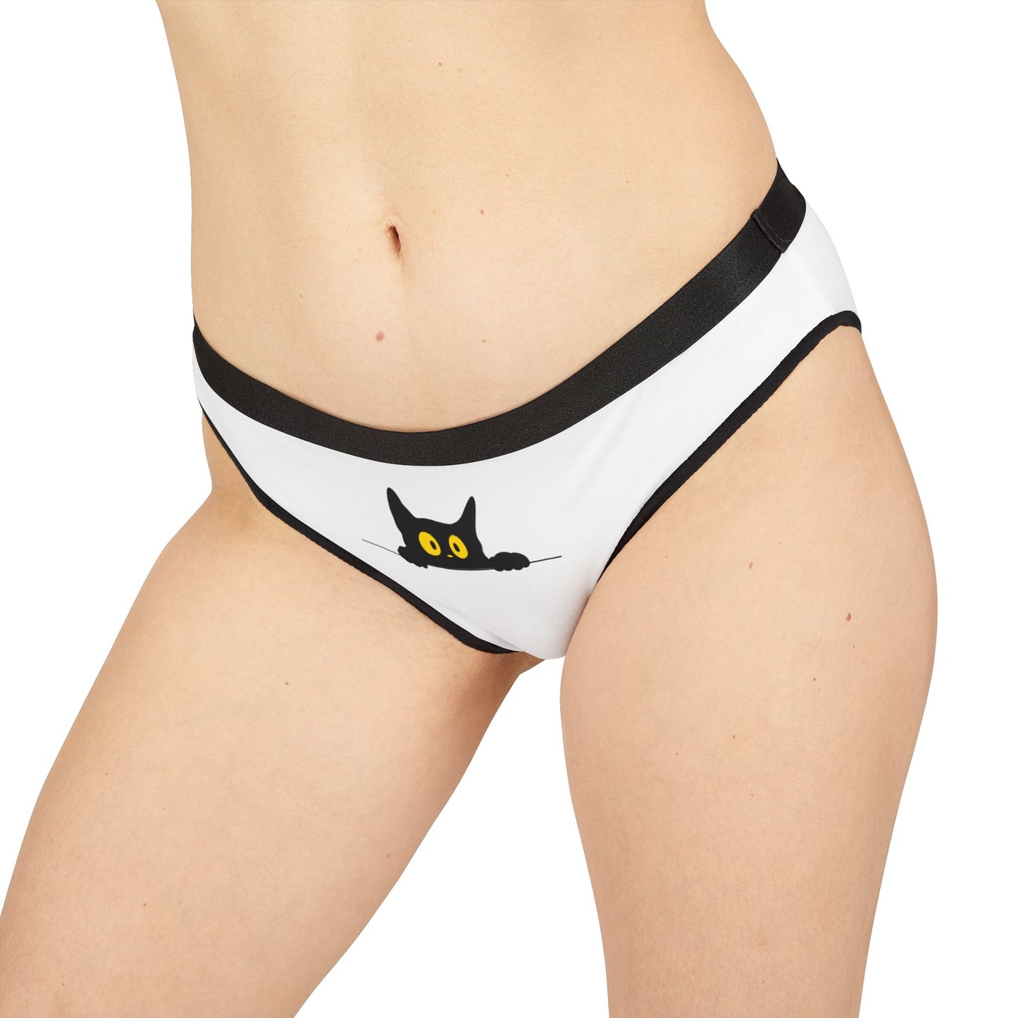 Cute Cat-Themed Women's Underwear, Funny Panties, Gifts for Cat Lovers, Novelty Lingerie, Unique Bottoms for Women's Fashion