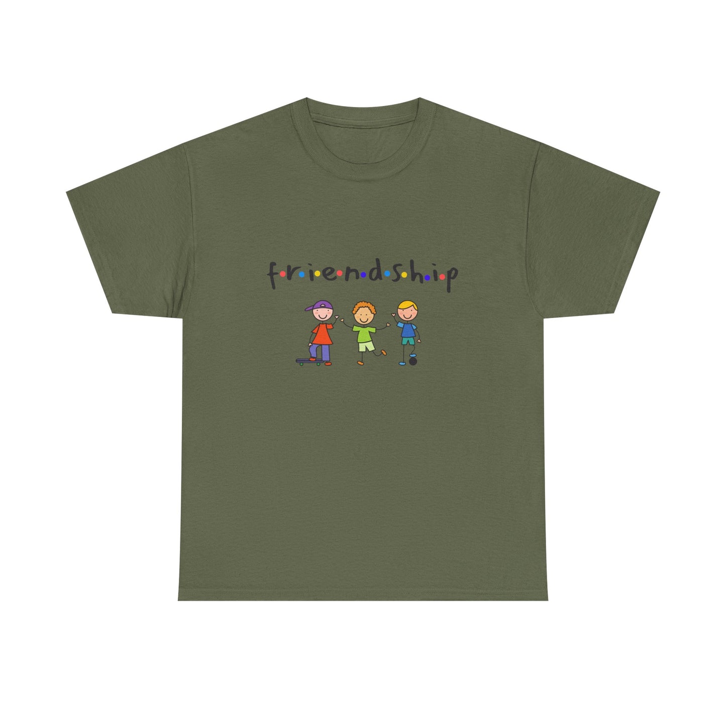 Friendship - Frontside graphic - Unisex Heavy Cotton Tee