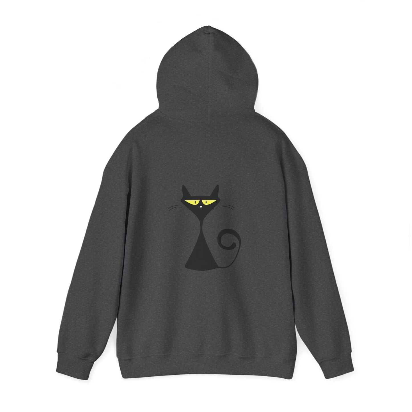 Caty - Heavy Hooded Sweatshirt - Cool back side design from Songbird