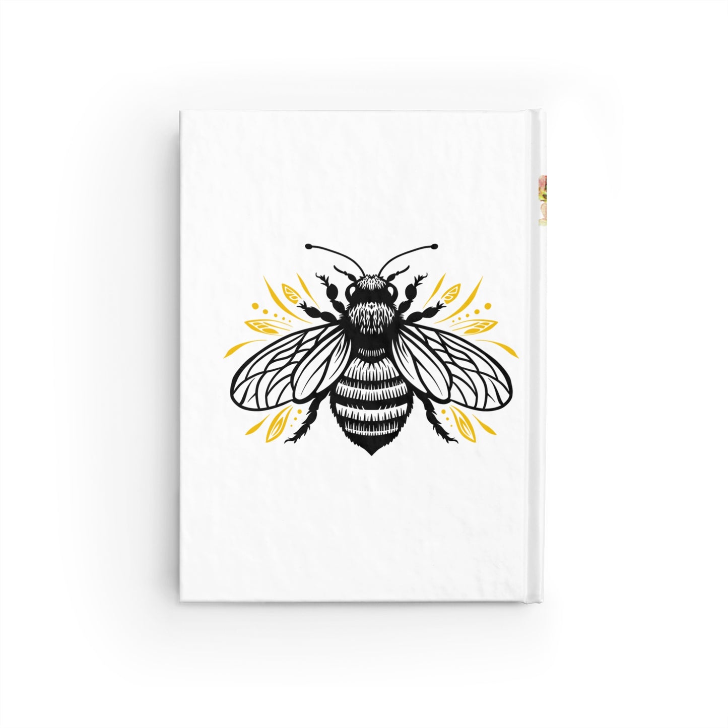 Colorful Bee Journal - Ruled Line Notebook, Dream Journal, Gift for Writers, Bee Lovers, Nature Inspired Stationery