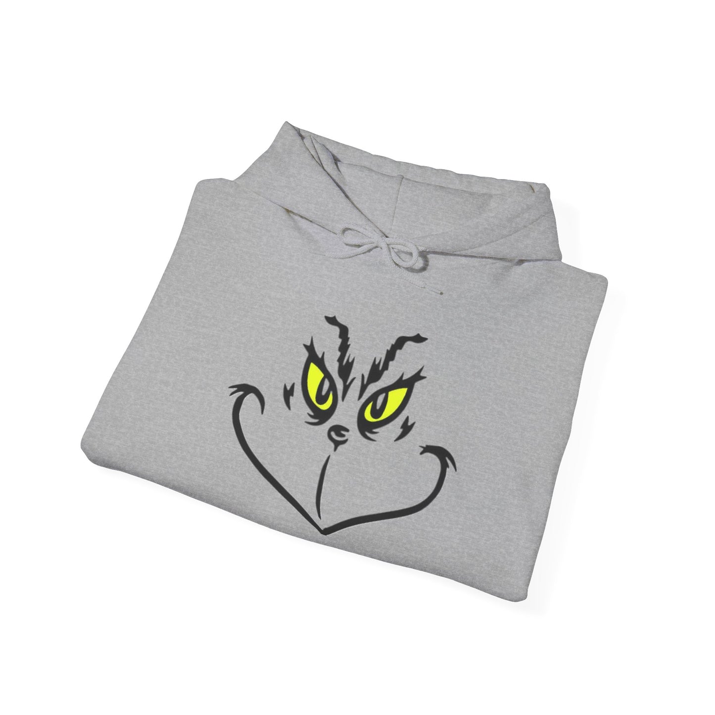 Holiday Spirit Hoodie: Cozy Unisex Sweatshirt with Grinch and Reindeer Design, Perfect for Christmas, Gift for Friends, Warm, Fun, Festive