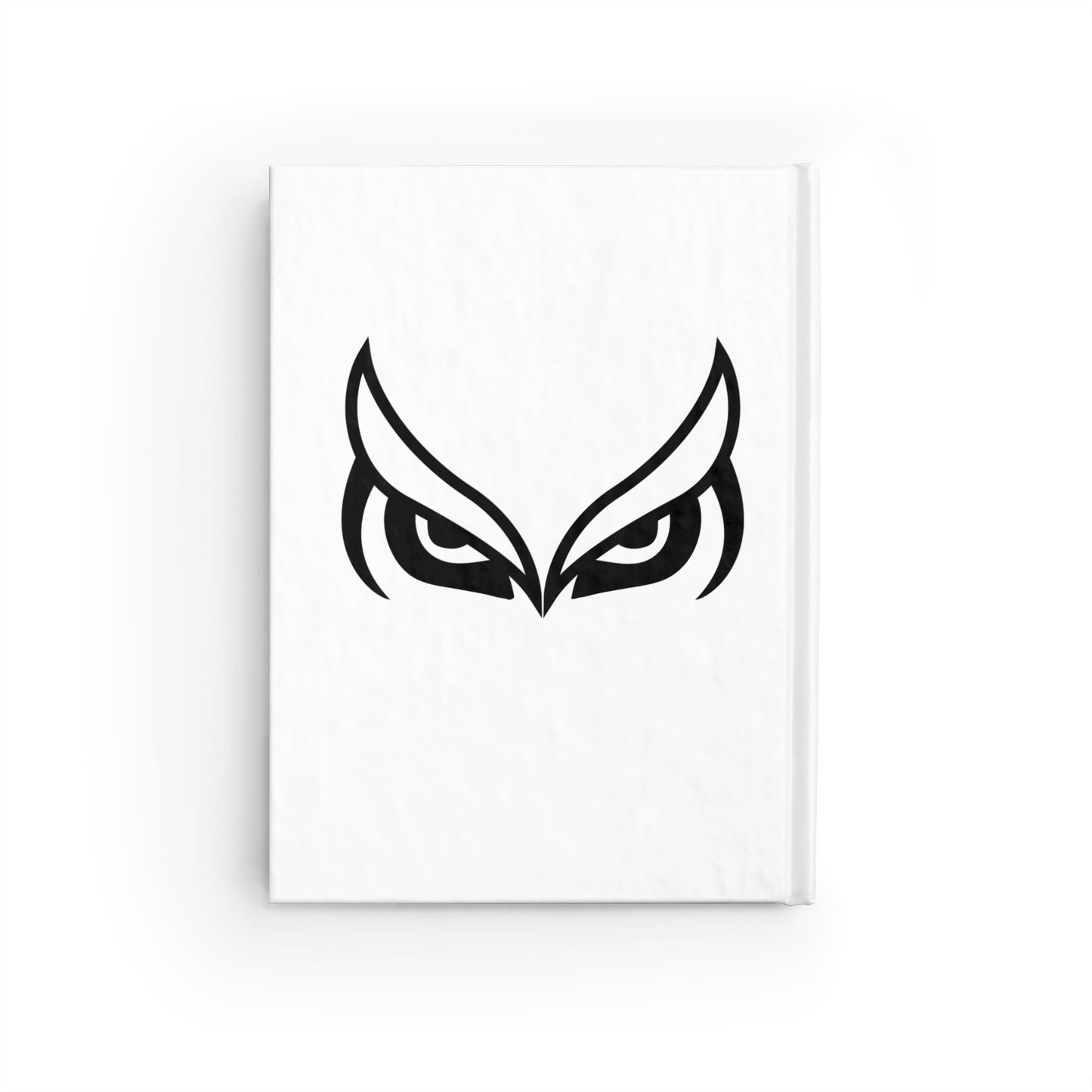 Owl-Themed Journal, Nature Lover's Notebook, Black and White Writing Pad, Wildlife Sketchbook, Gifts for Writers and Artists