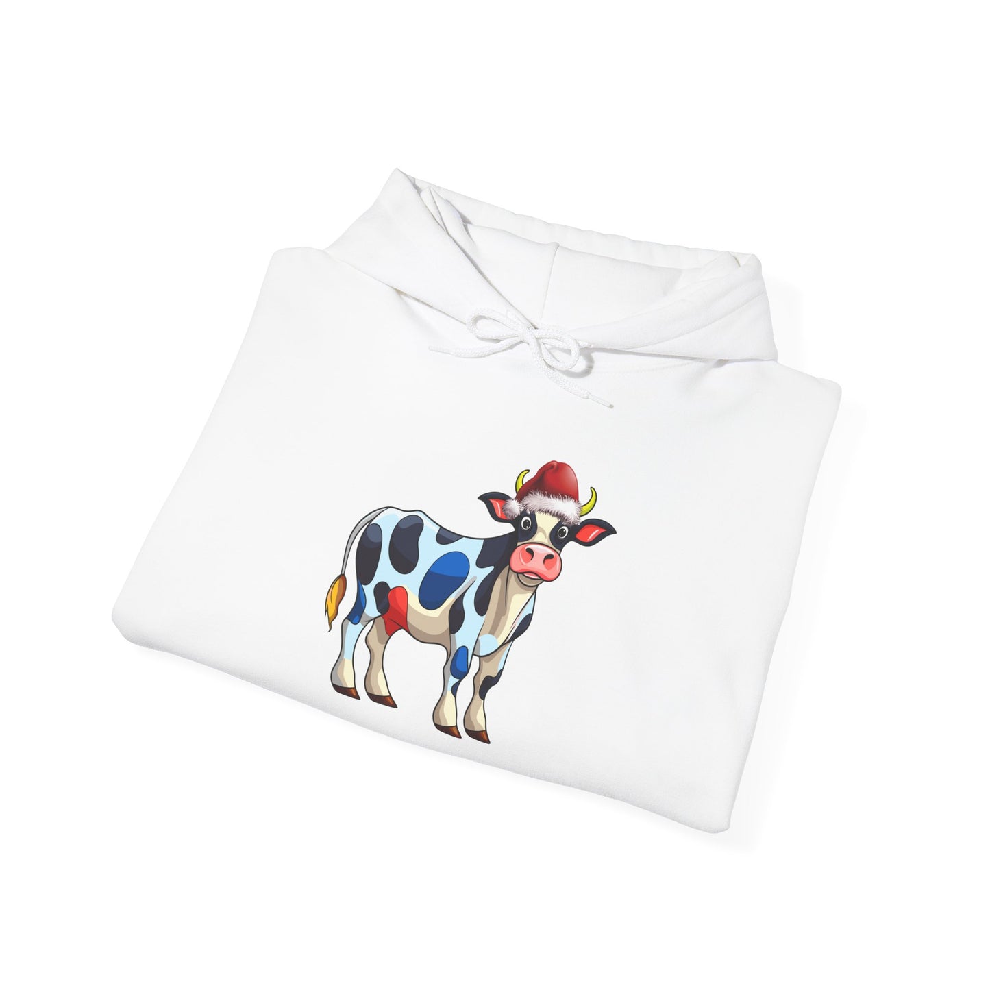 Holy Cow Christmas Hoodie, Unisex Hooded Sweatshirt
