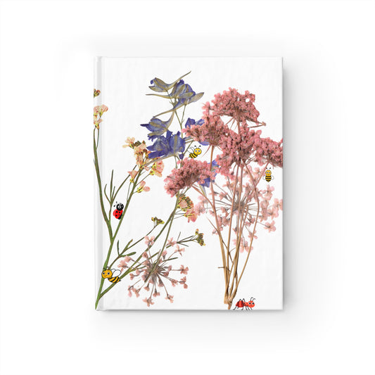 Colorful Bee Journal - Ruled Line Notebook, Dream Journal, Gift for Writers, Bee Lovers, Nature Inspired Stationery