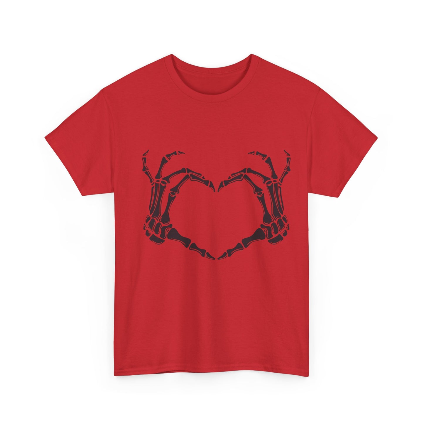 I heart you, Skeleton, Halloween Heavy Cotton Tee