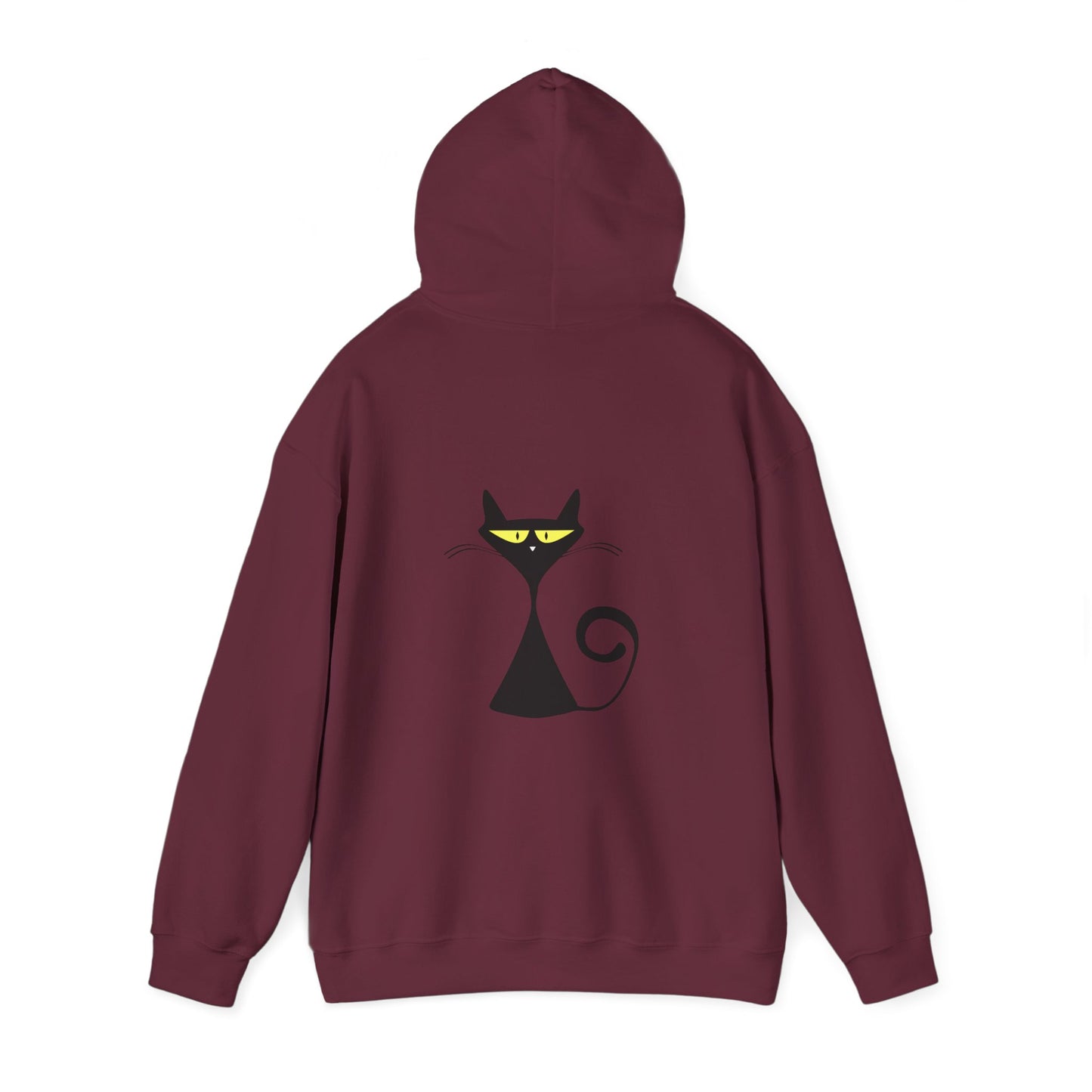 Caty - Heavy Hooded Sweatshirt - Cool back side design from Songbird