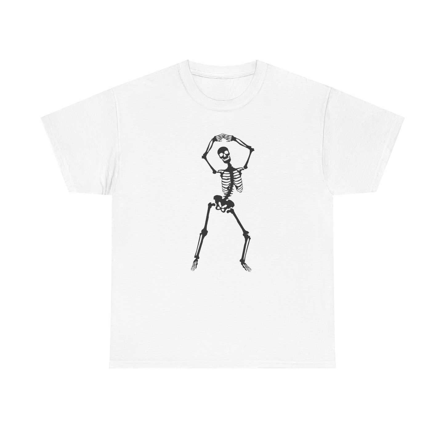 Halloween Skeleton Dancing - Heavy Cotton Tee