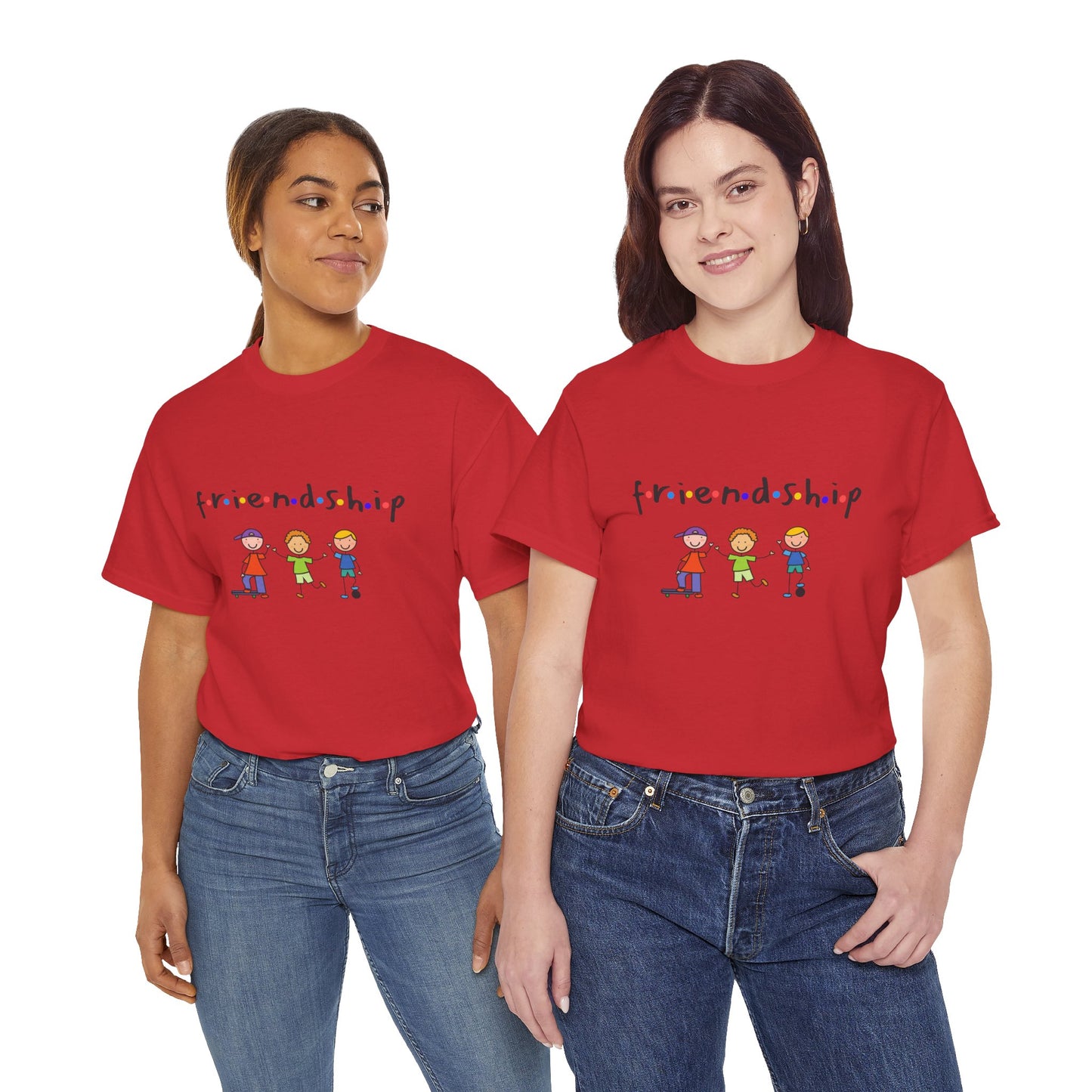 Friendship - Frontside graphic - Unisex Heavy Cotton Tee